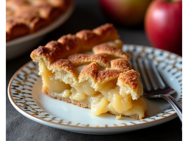 Stukje Hollandse appeltaart
