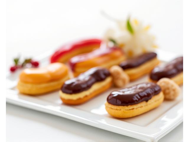 Selectie van eclairs